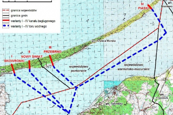 Kanał przez Mierzeję Wiślaną może być oddany do użytku do 2022 r.